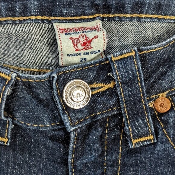 True Religion World Tour Straight Leg Jeans - Picture 3 of 7